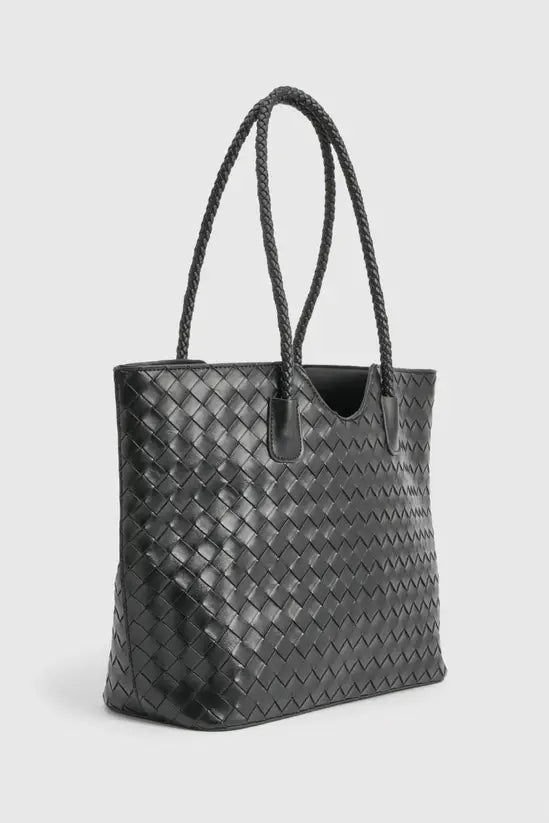 boohoo Woven Large Tote Bag