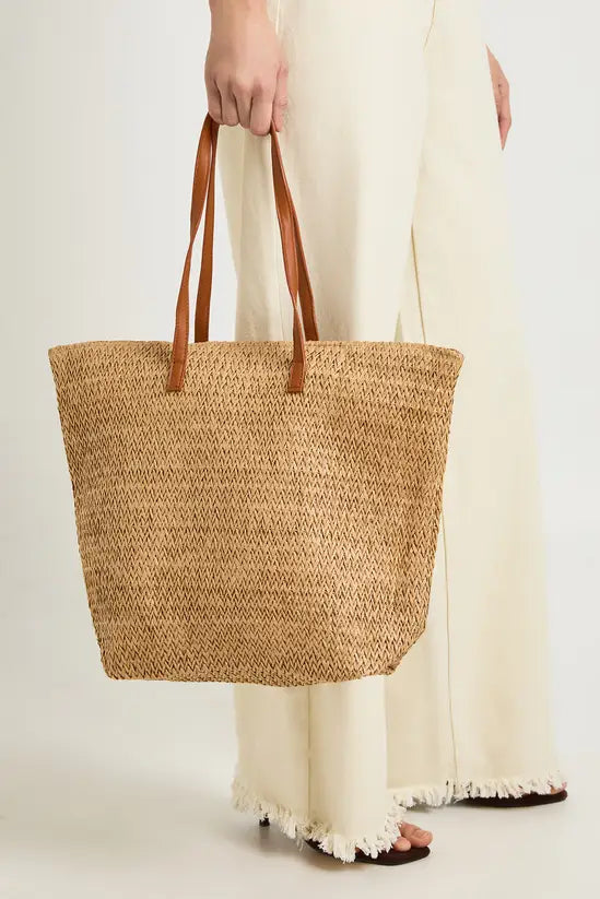 boohoo Contrast Handle Beach bag