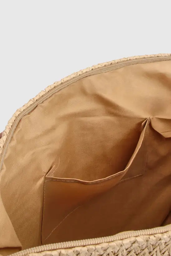 boohoo Contrast Handle Beach bag