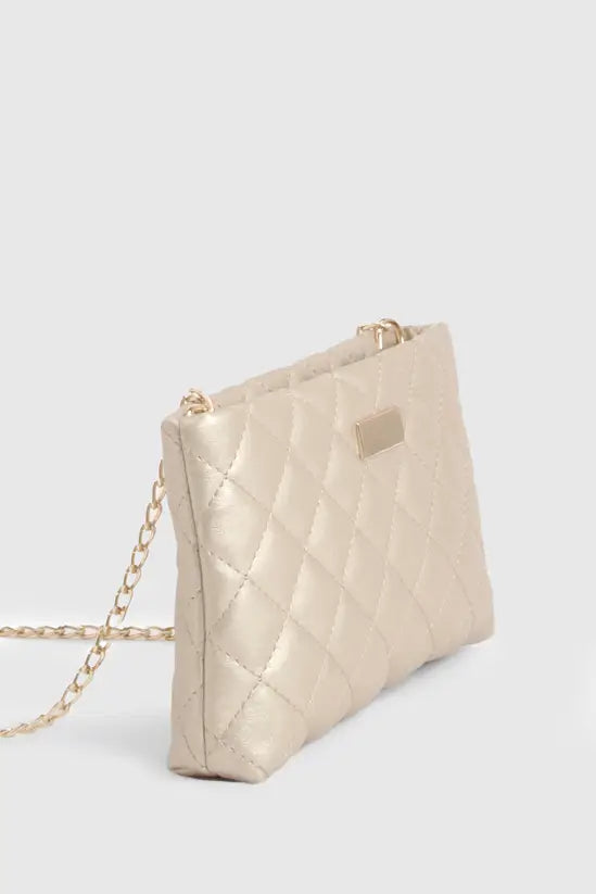 boohoo Quilted Basic Cross Body Bag